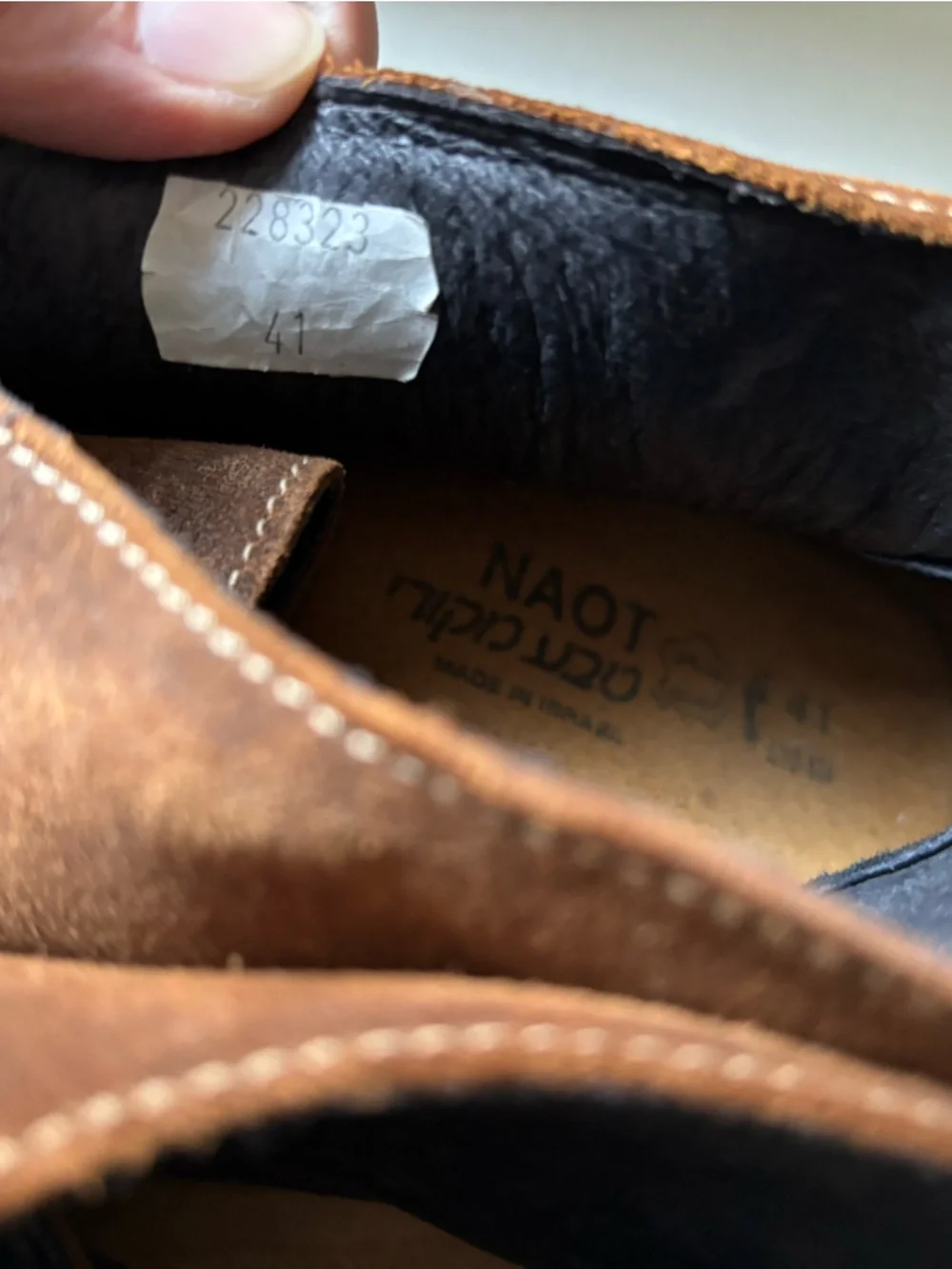 NAOT Pilot Suede Leather Chukka Boots Brown Mens 41 8 Comfort